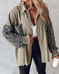 JO | contrasting coat with sequins for spring