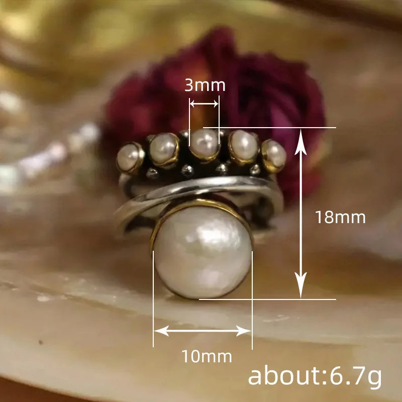 Stunning Pearl Ring for Daily Wear