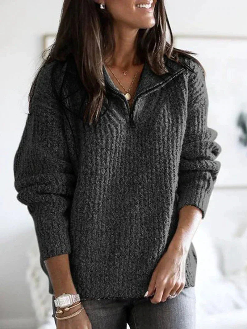 JO | Vintage sweater with zipper