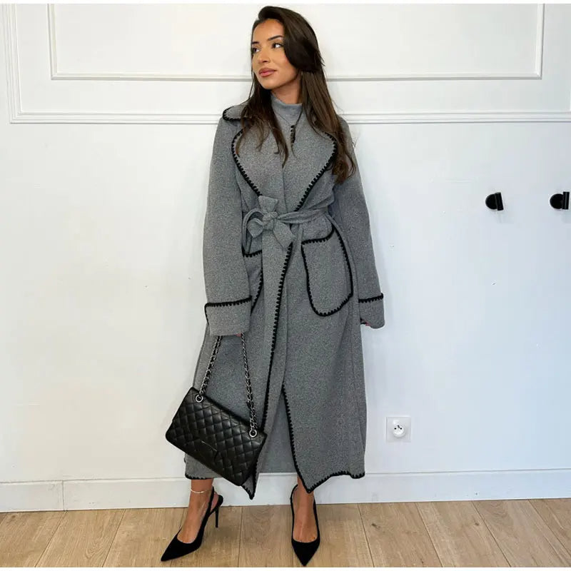 JO | Pocket coat with lapel for women