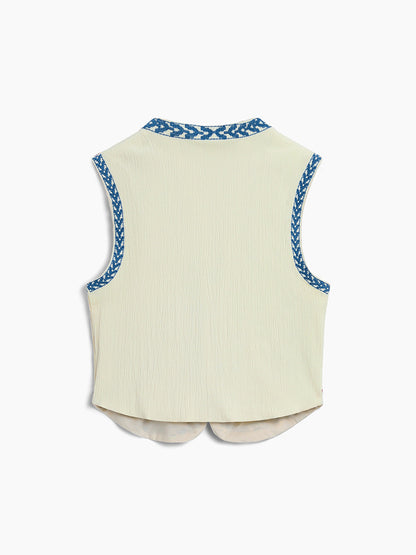 Embroidered Vest