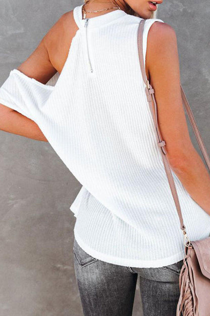 Patchwork O Neck T-shirts