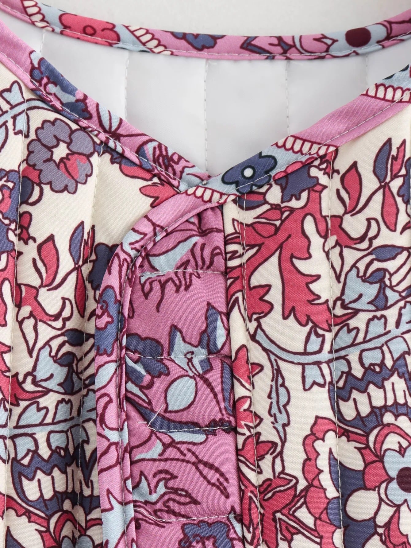 Printed Quilted Waistcoat