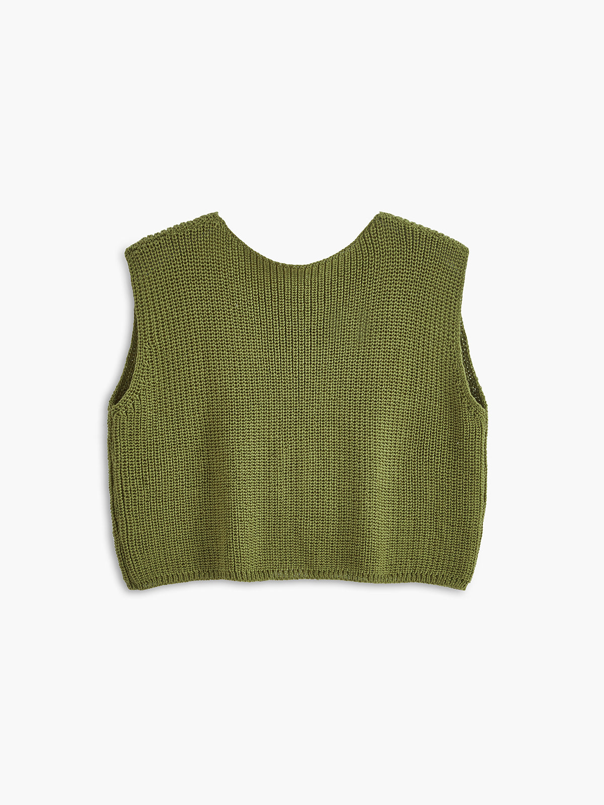 Tie Front Sweater Vest