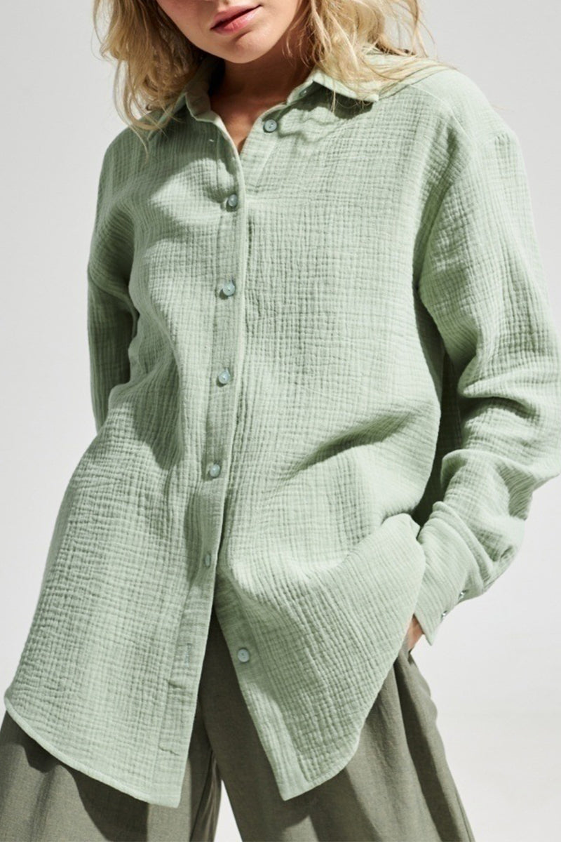 Turndown Collar Tops