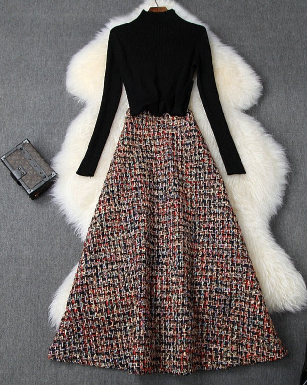 Betty Tweed Skirt & Top Set