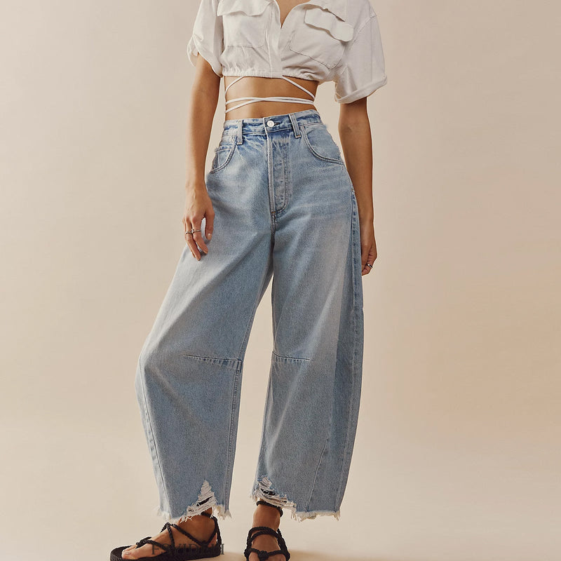 Straight Jeans Multi Color Cropped Pants Wide Leg Jeans for – and Stylish Bottoms