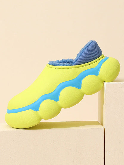 Indoor Going Out Non-slip Keep Warm Waterproof Flat Shoes