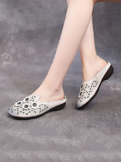 Subtly Elegant Slippers with a Refined Vintage Look