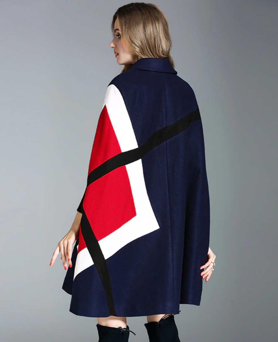 Rosa Batwing Cape Coat