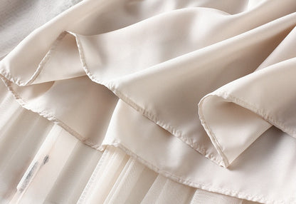 Nancy Pleated Chiffon Skirt