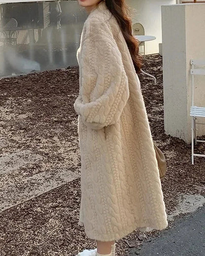 Leya Eco Mink Coat