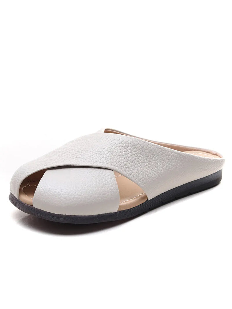 Subtly Elegant Slippers with a Refined Vintage Look