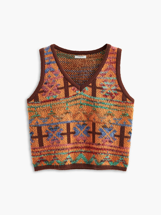 Boheme V-neck Sweater Vest