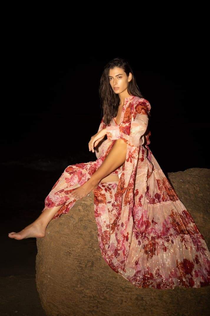 Sylvia Long Sleeve Maxi Dress