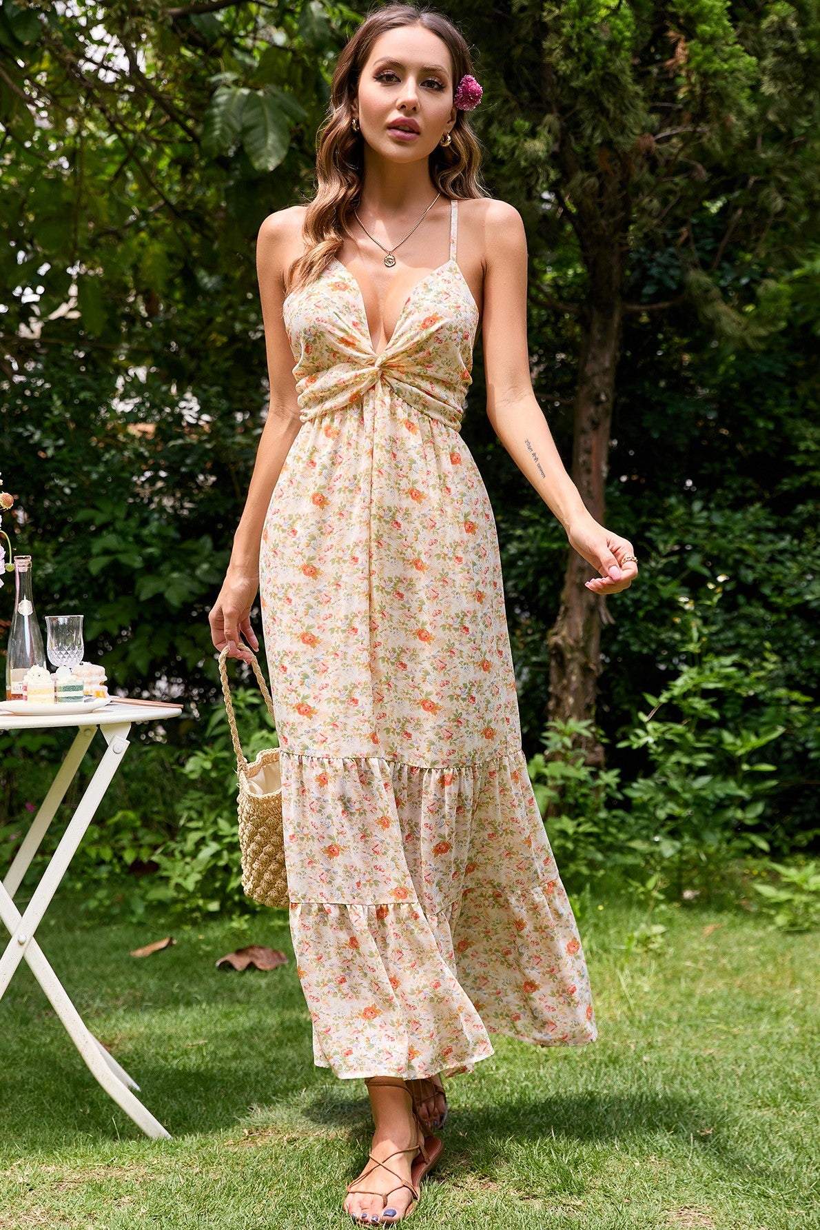 Cami Backless Maxi Dress