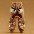 Comstylish Men's Fun Screaming Gingerbread Man Christmas Sweatpants