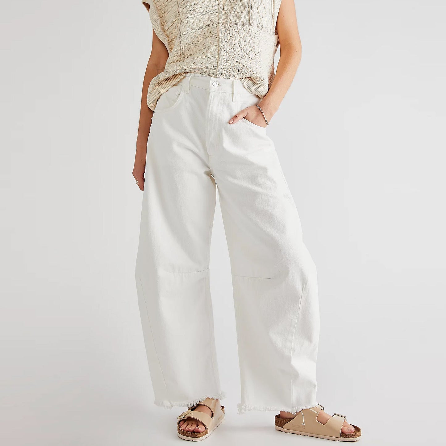 Straight Jeans Multi Color Cropped Pants Wide Leg Jeans for – and Stylish Bottoms