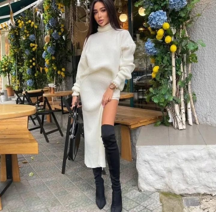 JO | Knitted sweater with turtleneck
