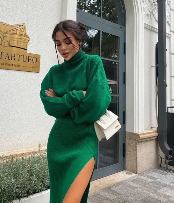 JO | Knitted sweater with turtleneck