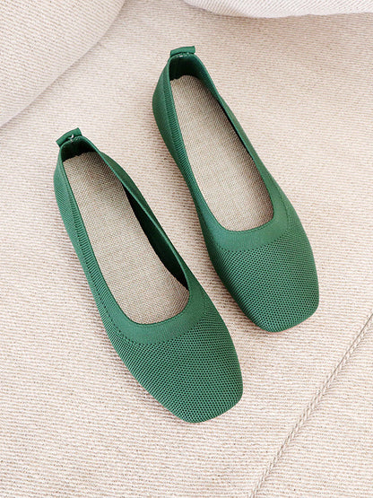 Breathable Color Flat Shoes