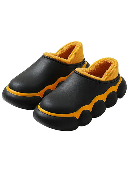 Indoor Going Out Non-slip Keep Warm Waterproof Flat Shoes