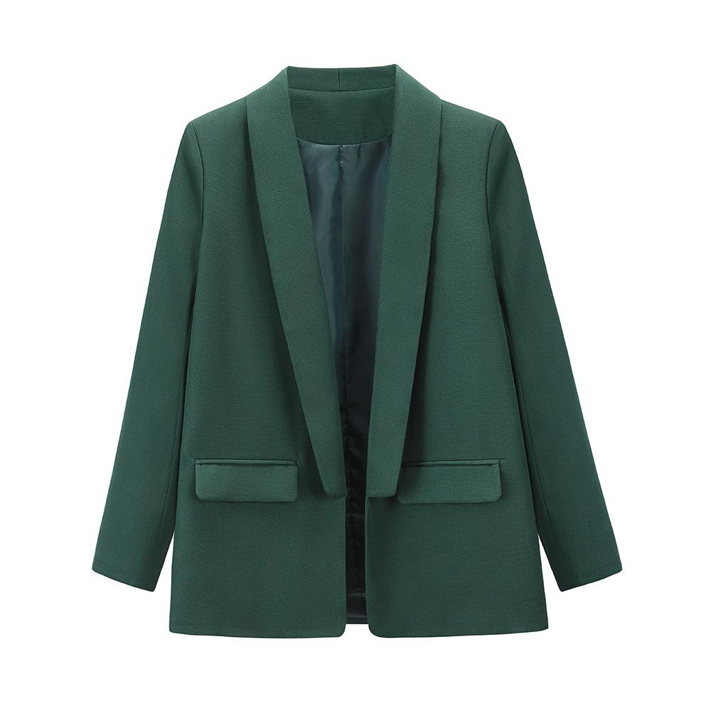 Casual Solid Color Slim Coats