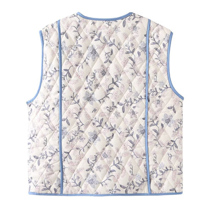 Printed Padded Waistcoat