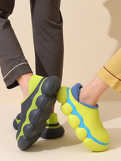 Indoor Going Out Non-slip Keep Warm Waterproof Flat Shoes