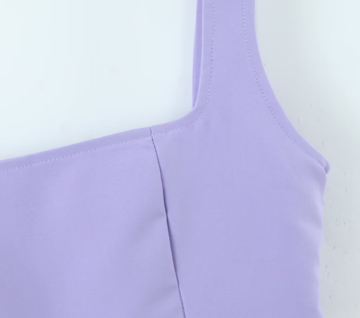 Winter Clothing Short Small Tank Top Top High Waist Buckle Pants Suit Set