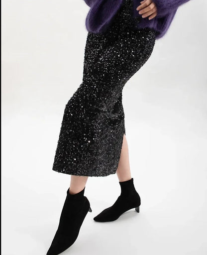 Sparkle Midi Skirt