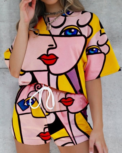 Milena T-shirt & Shorts Set