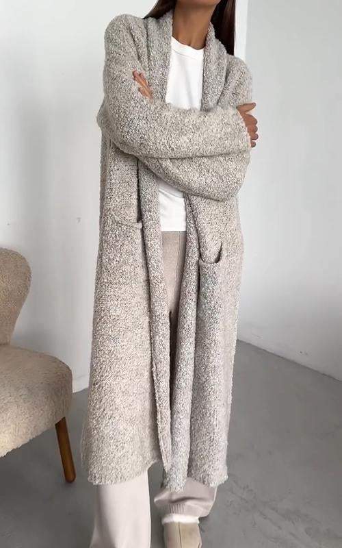 Color Knitted Cardigan