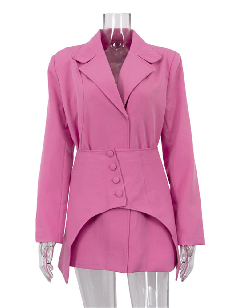 Tossy V-neck High Waist Cardigan Coat for – Outwear