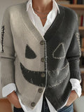 Women's Halloween Contrasting Vintage Cardigan artswardrobe