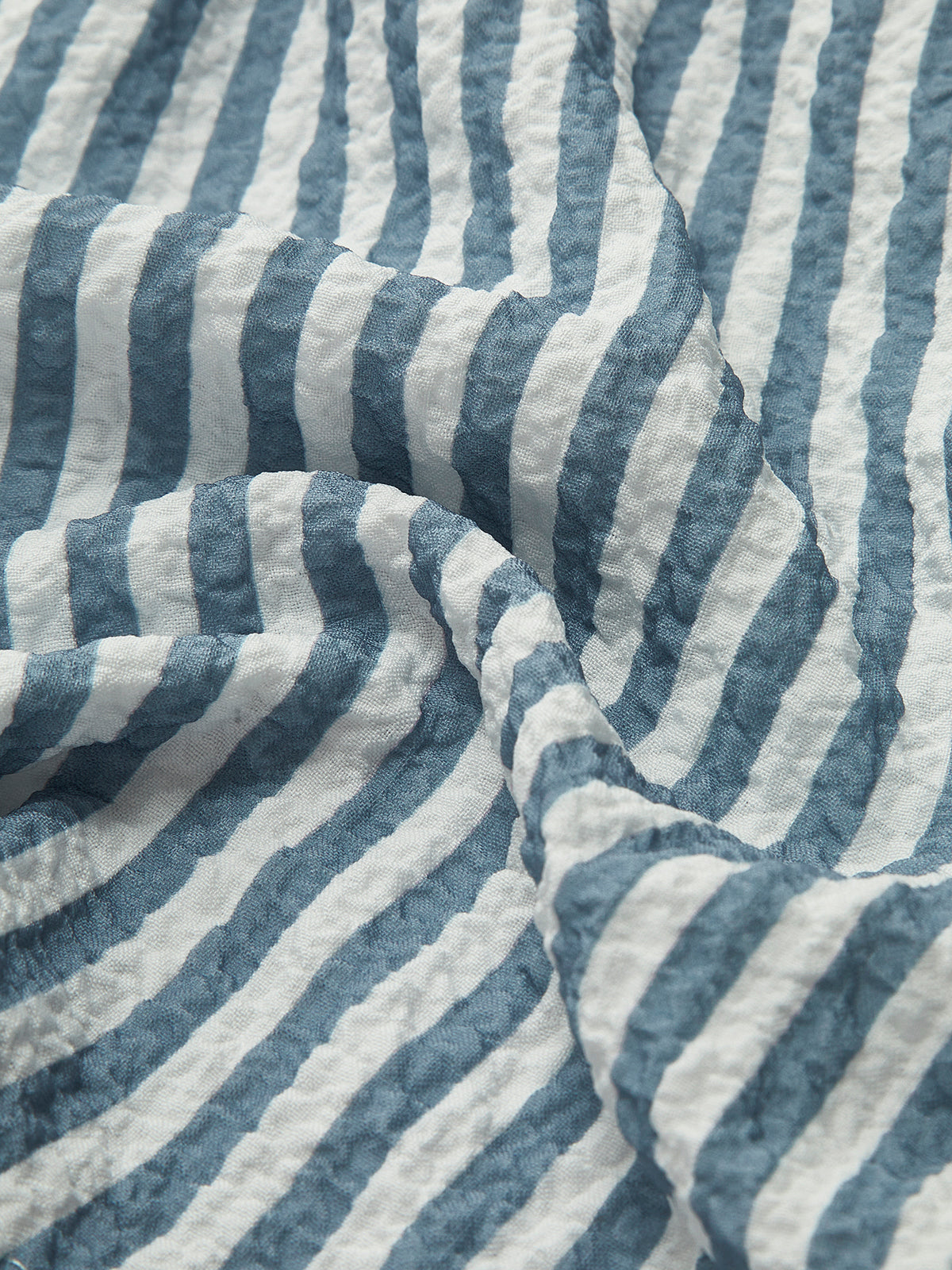 Pinstripe Button Shorts