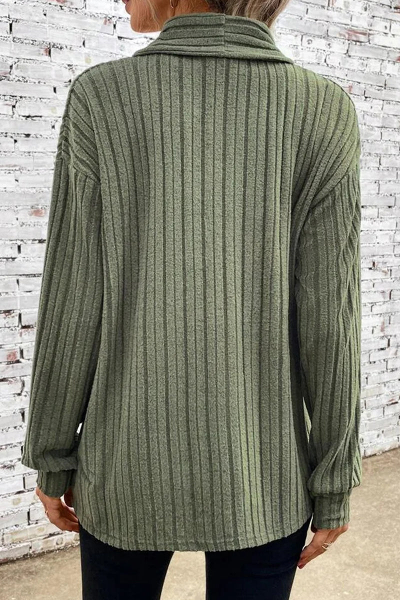 Asymmetrical Cardigan Collar Outerwear(6 Colors)