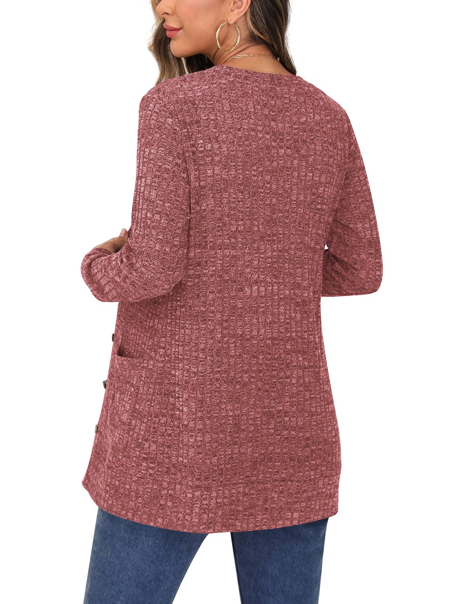 Loose Sleeve Pocket Cardigan Coat for All Occasions