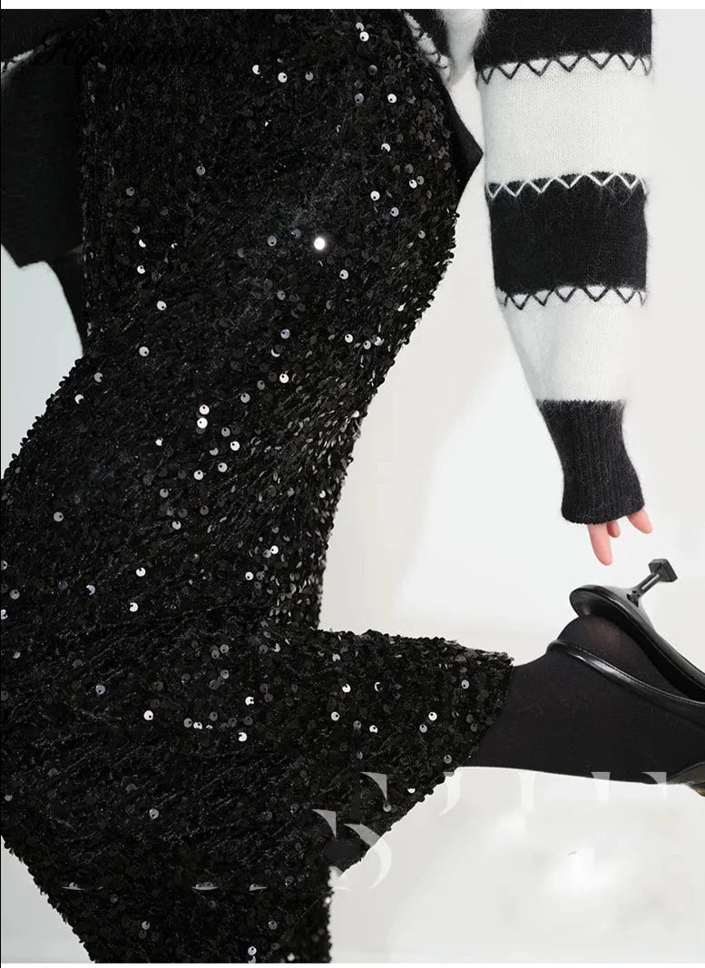 Sparkle Midi Skirt