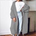 Casual Loose Long Thick Placket Sweater Cardigan elevenforest