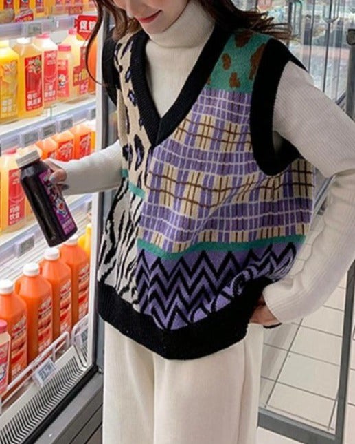 Katty Colorblock Vest