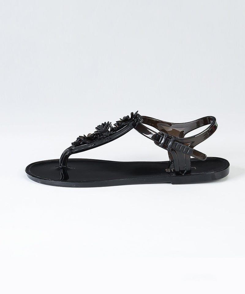 Green Splicing Beach Flip Flops Sandals Ap1061