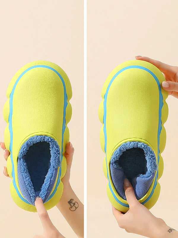 Indoor Going Out Non-slip Keep Warm Waterproof Flat Shoes