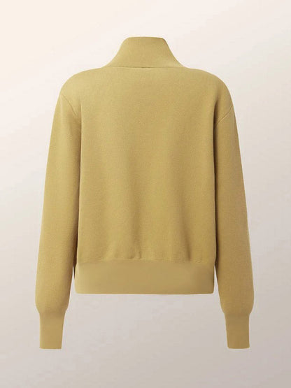Long Sleeves Asymmetric Buttoned Notched Collar Cardigan Tops