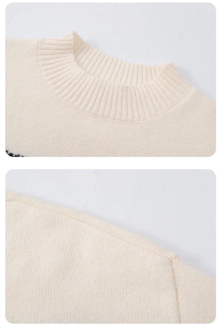 JO | Striped knitted cute sweater