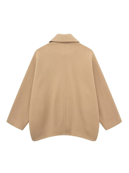 Oversized Pocket Button Coat