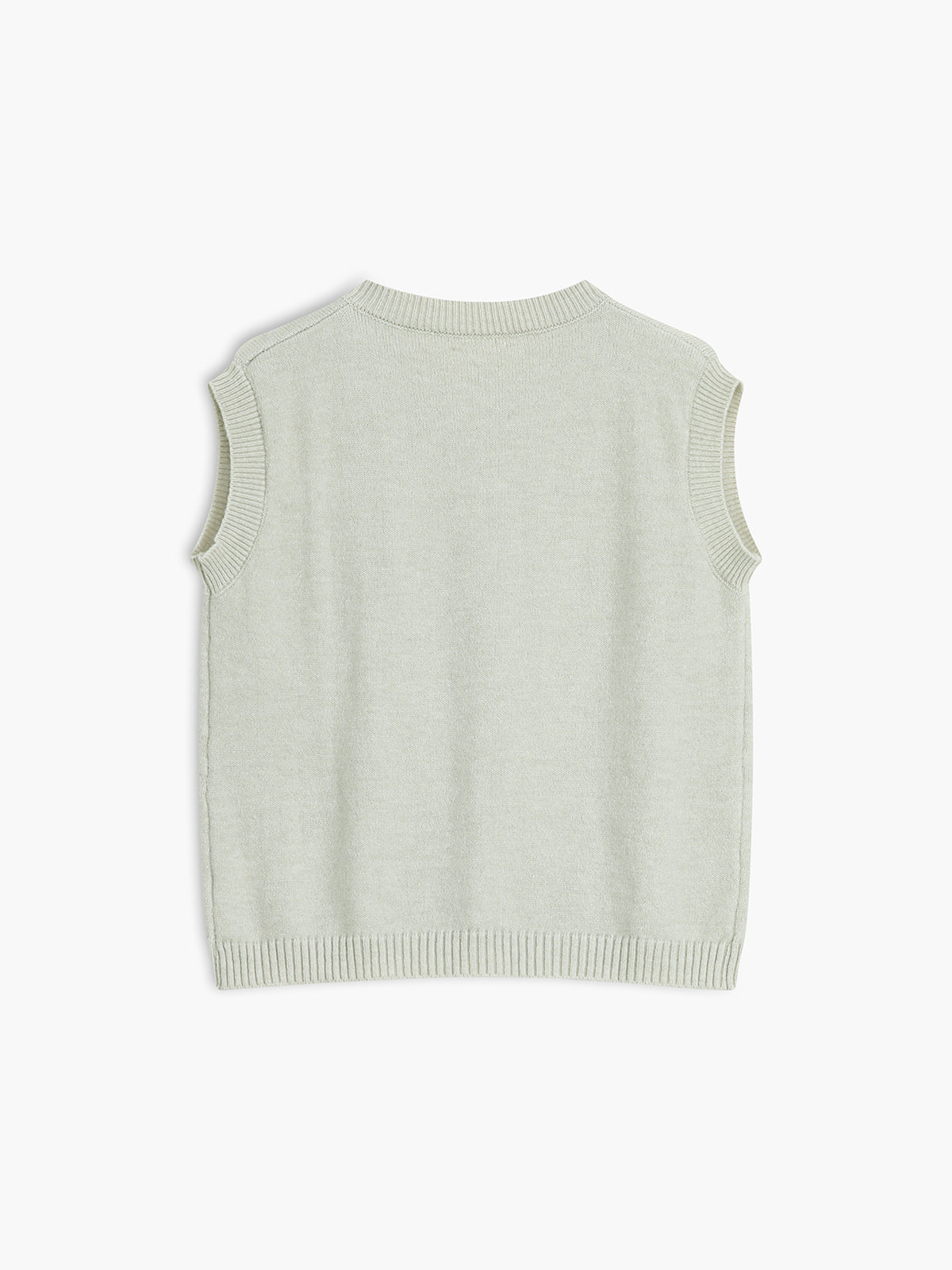 Button Up Sweater Vest
