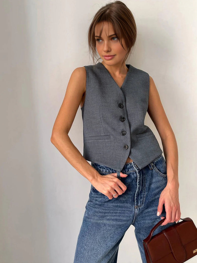 Vest & Pants Matching Suit