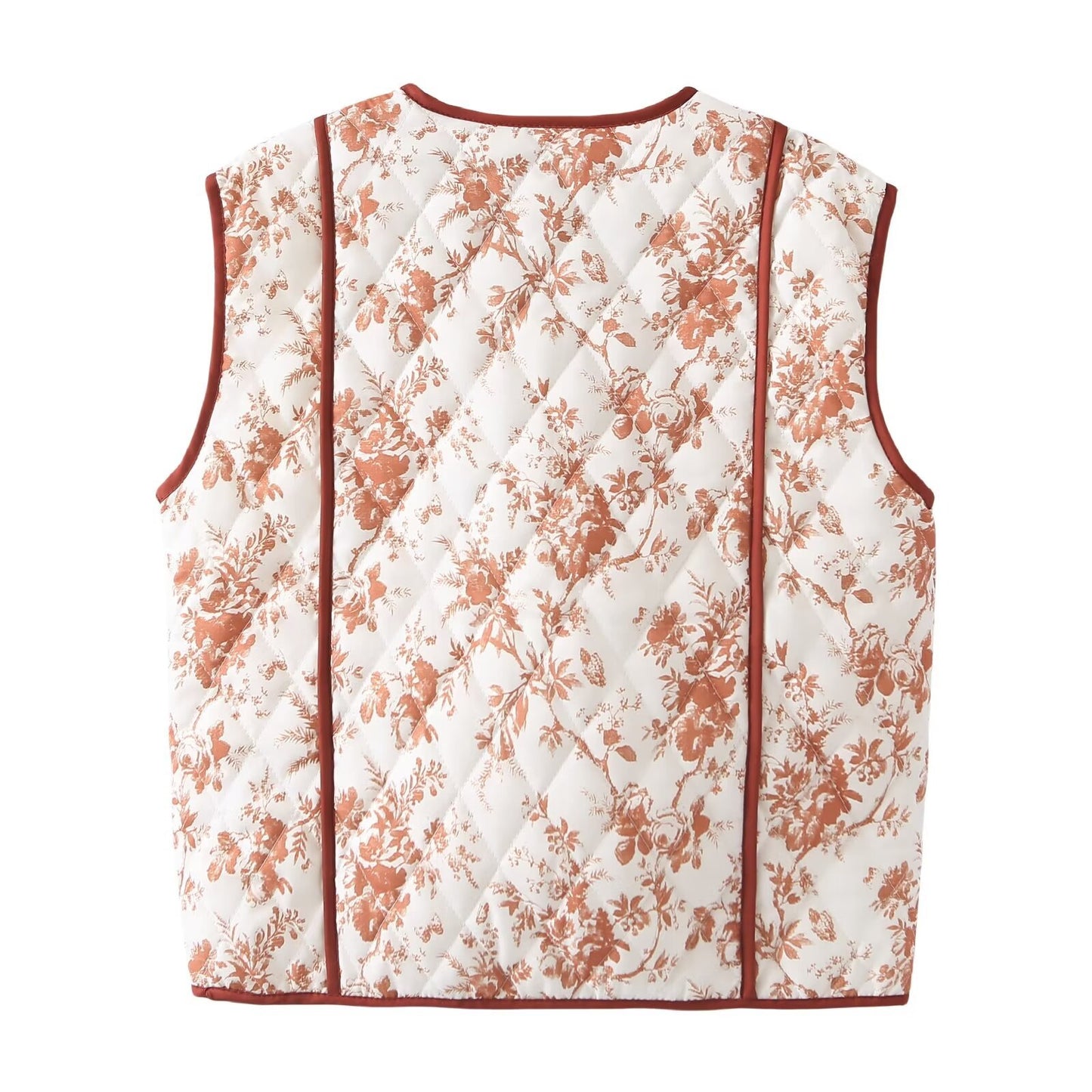 Printed Padded Waistcoat