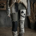Halloween Pumpkin Colorblock Comfort Leggings artswardrobe